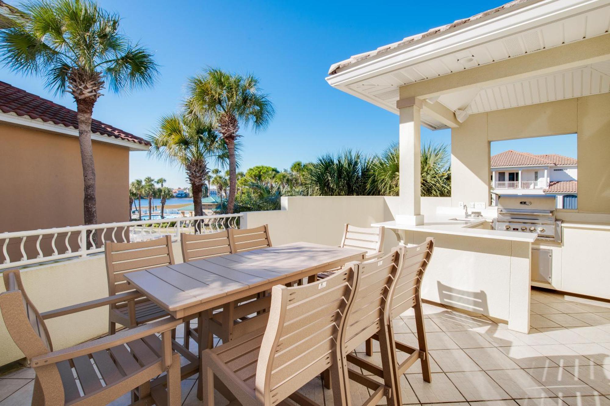 Community Pool, Hot Tub And Beach - Outdoor Kitchen Villa Destin Exterior photo